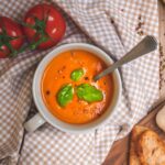 sopa ecológica de tomate